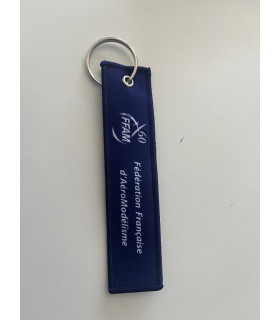 PORTE CLE FFAM BLEU